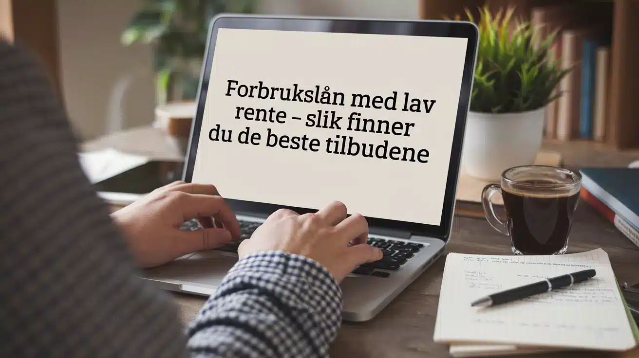 Forbrukslån med lav rente – slik finner du de beste tilbudene