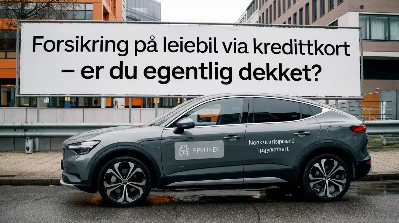 Forsikring på leiebil via kredittkort – er du egentlig dekket?